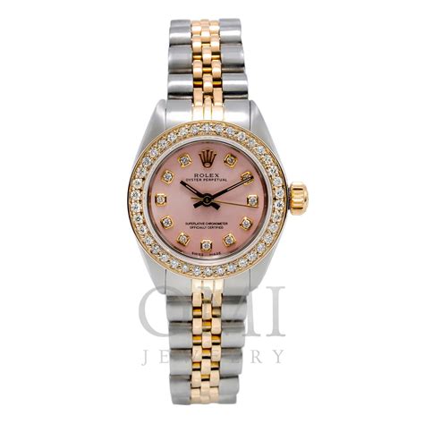 rolex oyster perpetual datejust pink face price